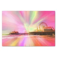 Santa Monica Pier Pink Explosion Tissue Paper