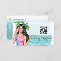 Event Coordinator QR Code Business Card