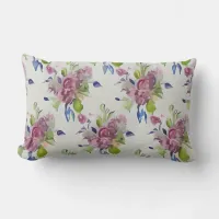 Modern Tradition Rose Print Throw Pillow