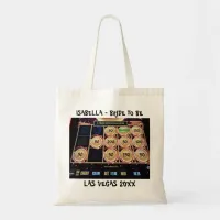 Bachelorette Party In Las Vegas Name And Photo Tote Bag