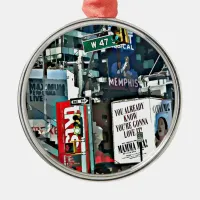 Mamma Mia NYC Design Metal Ornament