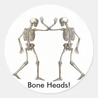 Bone Heads Skeletons Sticker