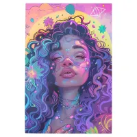 *~* Eyes Closed Woman SC4 Esoteric Goddess  Metal Print