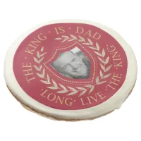 The King is Dad Photo Template ID181 Sugar Cookie
