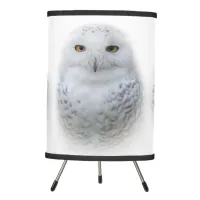 Beautiful, Dreamy and Serene Snowy Owl Tripod Lamp