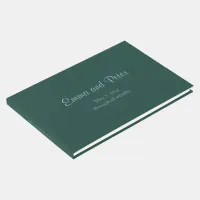 Forest "Through All Eternity" Minimalist Wedding Guest Book