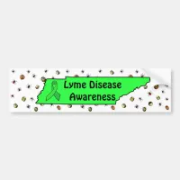 Lyme Disease Awareness IN Tennessee Bumper Sticker