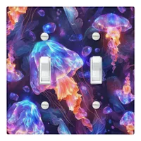 Colorful Under the Sea Jellyfish | Light Switch Cover