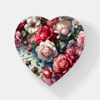 Timeless Rose Floral Charm Paperweight