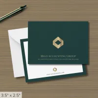 Elegant Gold Diamond Logo Business Essentials