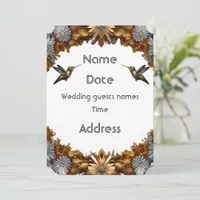 This elegant design  invitation