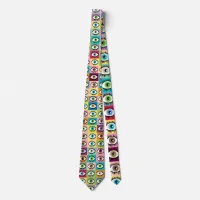 Eyes all seeing sight good looking zany quirky neck tie