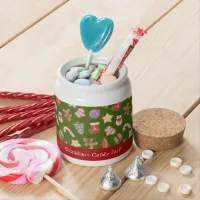 Sweet Christmas Cookies Candy Jar