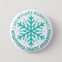 MG Warrior Awareness Ribbon Button Snowflake