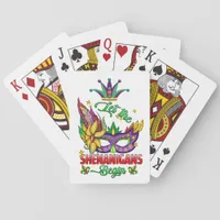 Let The Shenanigans Begin Mardi Gras Playing Cards