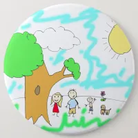 Add your Children's Artwork to this Large Button