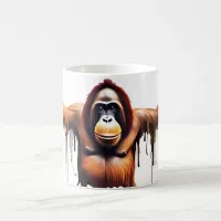 Gorilla Wildlife & Nature Water Color Set Coffee Mug