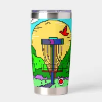 Disc Golf Pixel Art Insulated Tumbler