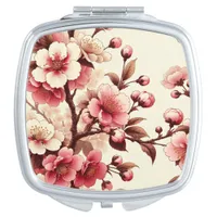 Cherry Blossom Compact Mirror