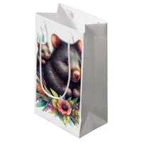 Wildlife Animals Wombat Small Gift Bag