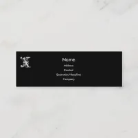 Monogram X business Cards