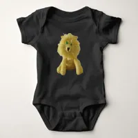 Body Suit - Crocheted Lion Doll Baby Bodysuit