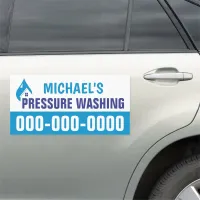 12" X 24" Professional Pressure Washing Car Magnet