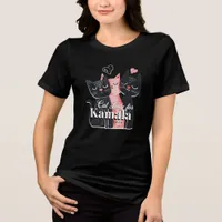 Cat Lady for Kamala Harris 2024 Tri-Blend Shirt