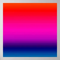 Spectrum of Horizontal Colors - 4 Poster
