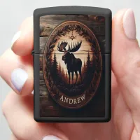 Andrew's Woodland Moose Zippo Lighter