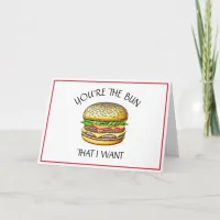Romantic Occasion | Funny Food Pun  Card