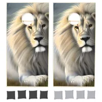 Surreal Lions Art Cornhole Set