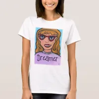 Pop Art Cartoon Girl Custom Preppy Unique T-Shirt