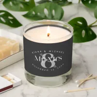 Decorative Modern Wedding Mr & Mrs ID887 Scented Candle