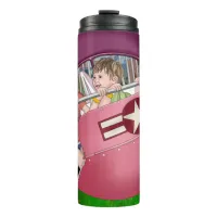 Kids at Carnival Whimsical Art Thermal Tumbler