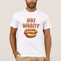 Hot Diggity | Retro Hot dog  T-Shirt