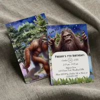 Bigfoot Invitation