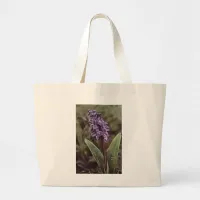 Wildflower: Early Purple Orchids Large Tote Bag