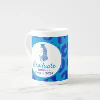 Graduation Blue Leopards Specialty Mug