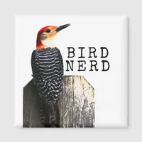 Bird Nerd Red-Bellied Woodpecker  Magnet