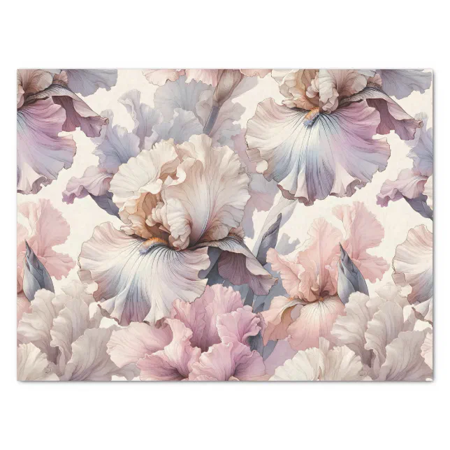 Elegant Blush Floral Unique Romantic Modern Cute Tissue Paper
