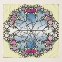 Blossoming Harmony: The Floral Kaleidoscope Scarf