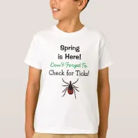 Check for Ticks Lyme Disease Awareness T-Shirt