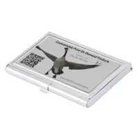 Sleekly Designed Personalized Promotional QR Code  Business Card Case