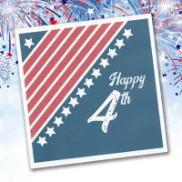 Patriotic 4th of July Paper Napkin