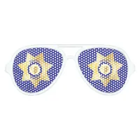 Deputy Sheriff Gold Badge Law Enforcement Party Aviator Sunglasses