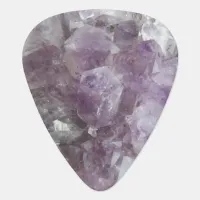 Purple Amethyst Photo Guitar Pick