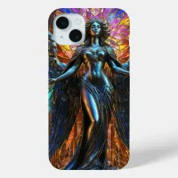 Beautiful metallic Angel iPhone 15 Plus Case