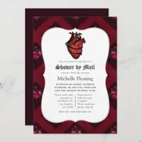 Whimsical Gothic Bridal Shower by Mail Invitation