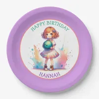 Bowling Party Girl's Anime Birthday Personalized  ...